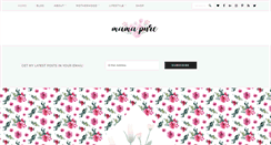 Desktop Screenshot of mamapure.com